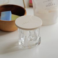 【新発売】offti《オフティ》シリーズ：フタ付きキャンドルグラス