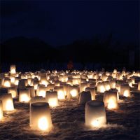 【商品提供】岡山県真庭市「ひるぜん雪恋まつり」 かまくらキャンドル演出（1/31～2/1）