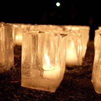 【商品提供】2/7 長野県諏訪市「諏訪アイスキャンドル」アイスキャンドル演出