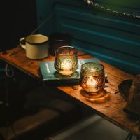 【新発売】LOOPLEシリーズ｜アウトドアキャンドル「メダリオン」（アンバー）