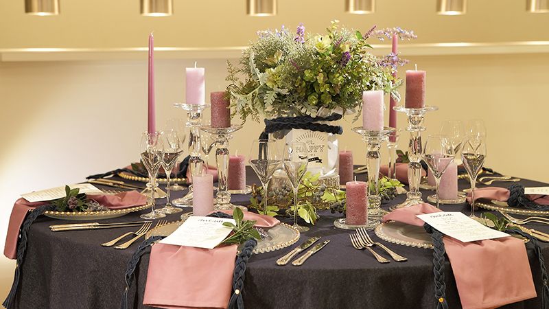 キャンドルホルダー 結婚式 ゲストテーブル装飾
